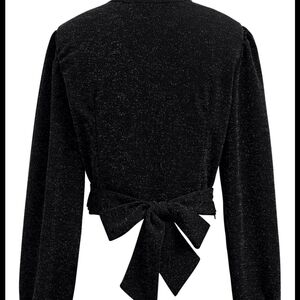 Modcloth gray wrap sweater shirt